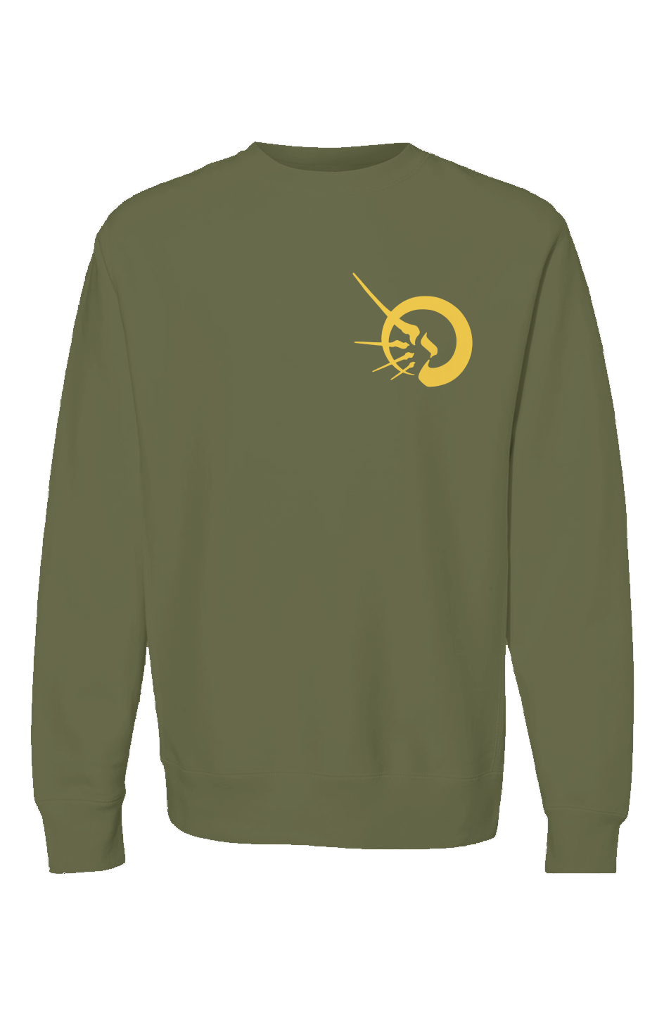 GOLDEN DECOR (EMBROIDERY) (Legend Premium Heavyweight Cross Grain Crewneck)