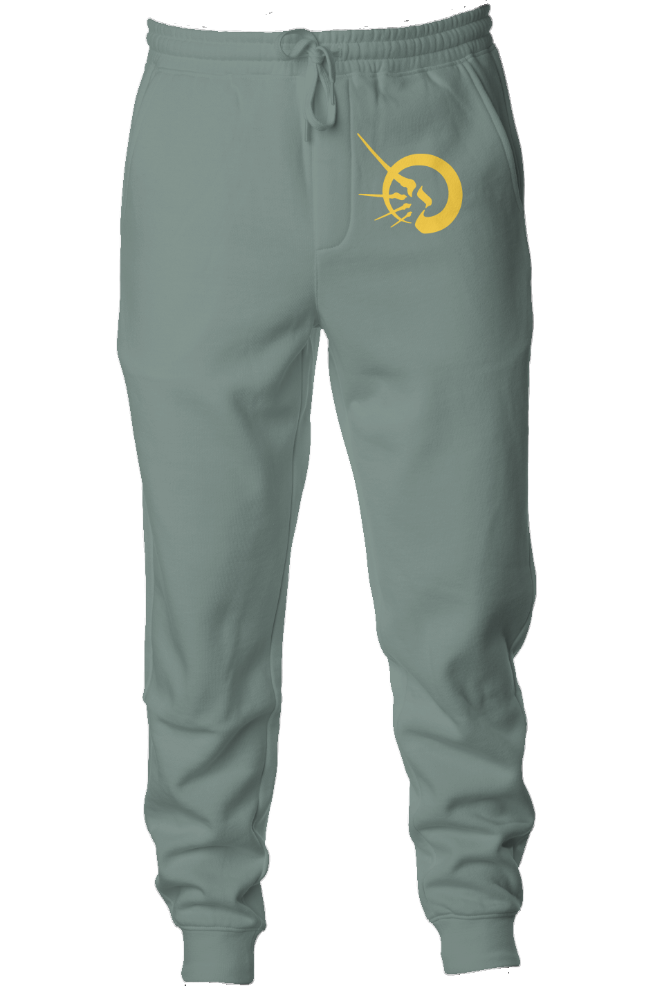 GOLD DECOR (EMBROIDERY) (Pigment Dyed Fleece Joggers)