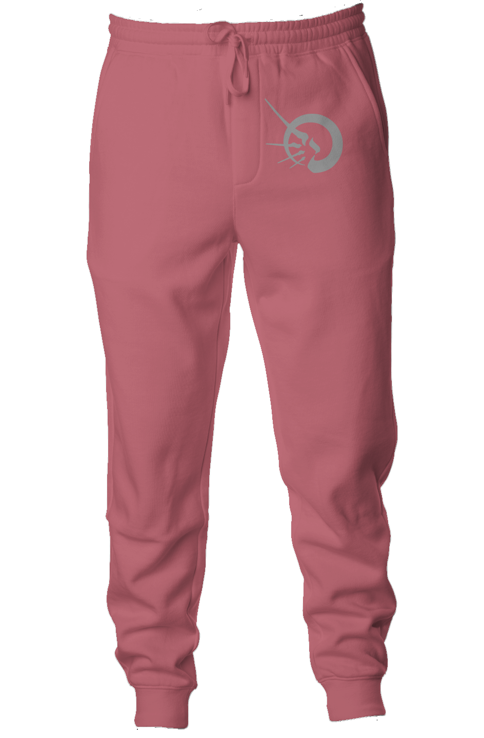SILVER DECOR (EMBROIDERY) (Pigment Dyed Fleece Joggers)