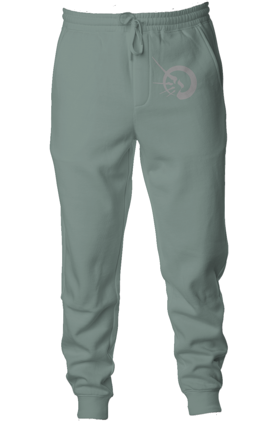 SILVER DECOR (EMBROIDERY) (Pigment Dyed Fleece Joggers)
