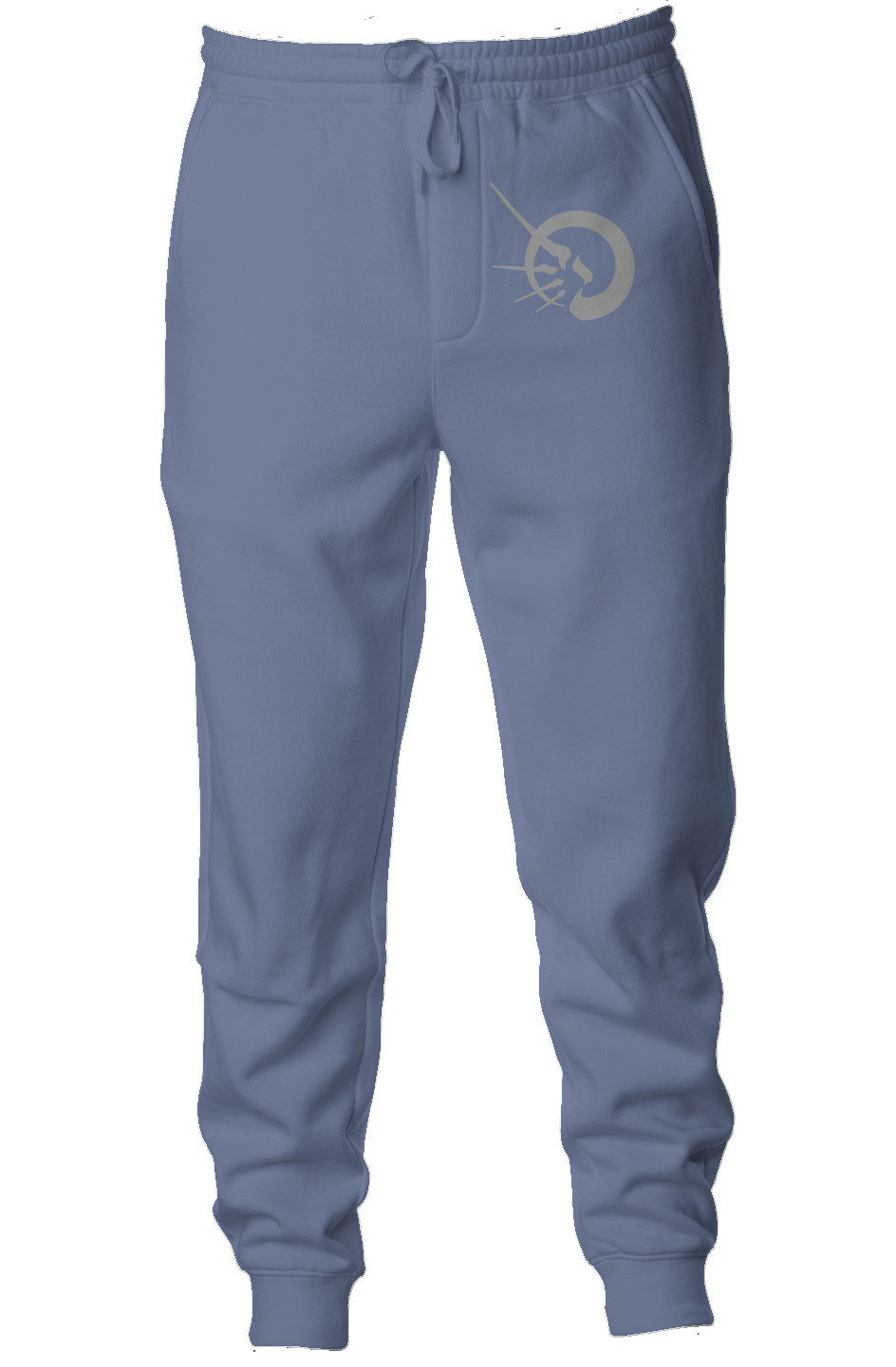 SILVER DECOR (EMBROIDERY) (Pigment Dyed Fleece Joggers)