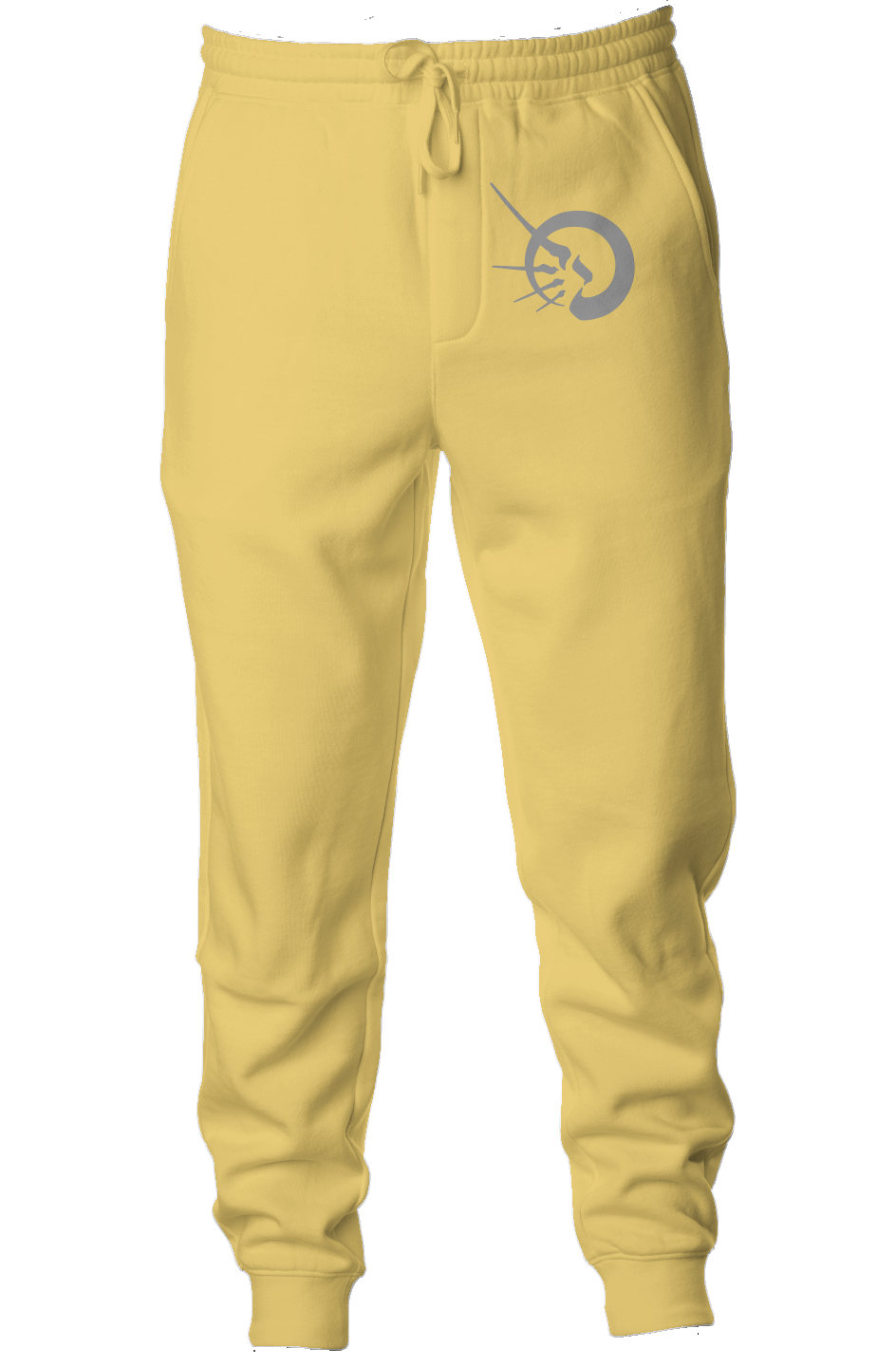 SILVER DECOR (EMBROIDERY) (Pigment Dyed Fleece Joggers)