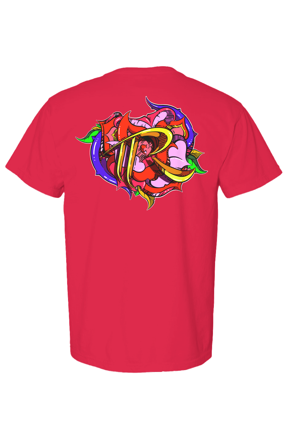 TEAM ROSE (PRINT) (Comfort Heavyweight T Shirt)