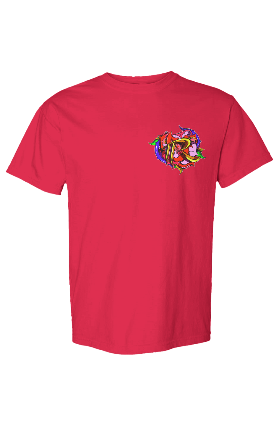 TEAM ROSE (PRINT) (Comfort Heavyweight T Shirt)