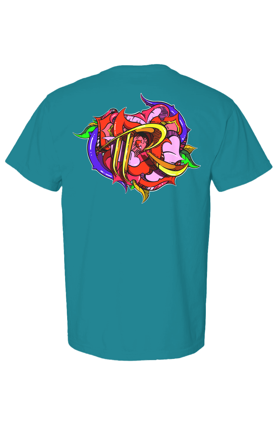 TEAM ROSE (PRINT) (Comfort Heavyweight T Shirt)