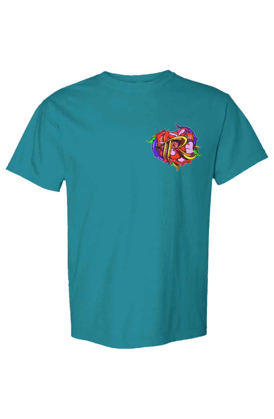 TEAM ROSE (PRINT) (Comfort Heavyweight T Shirt)
