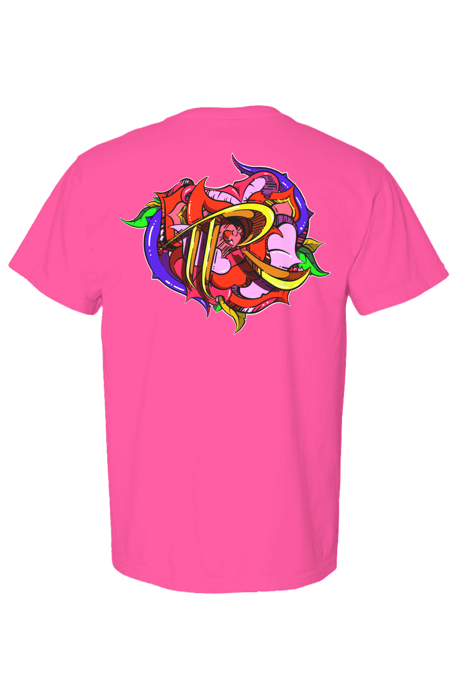 TEAM ROSE (PRINT) (Comfort Heavyweight T Shirt)