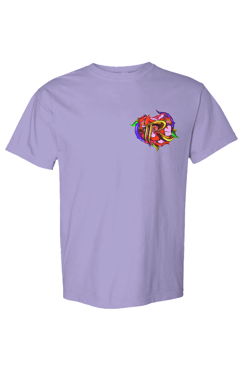 TEAM ROSE (PRINT) (Comfort Heavyweight T Shirt)