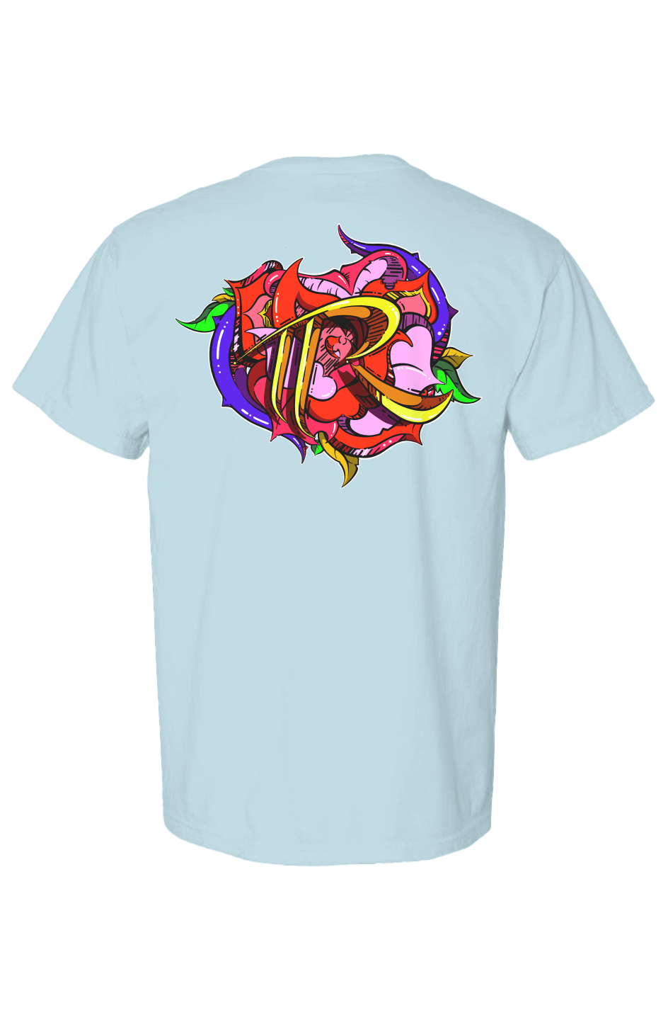 TEAM ROSE (PRINT) (Comfort Heavyweight T Shirt)