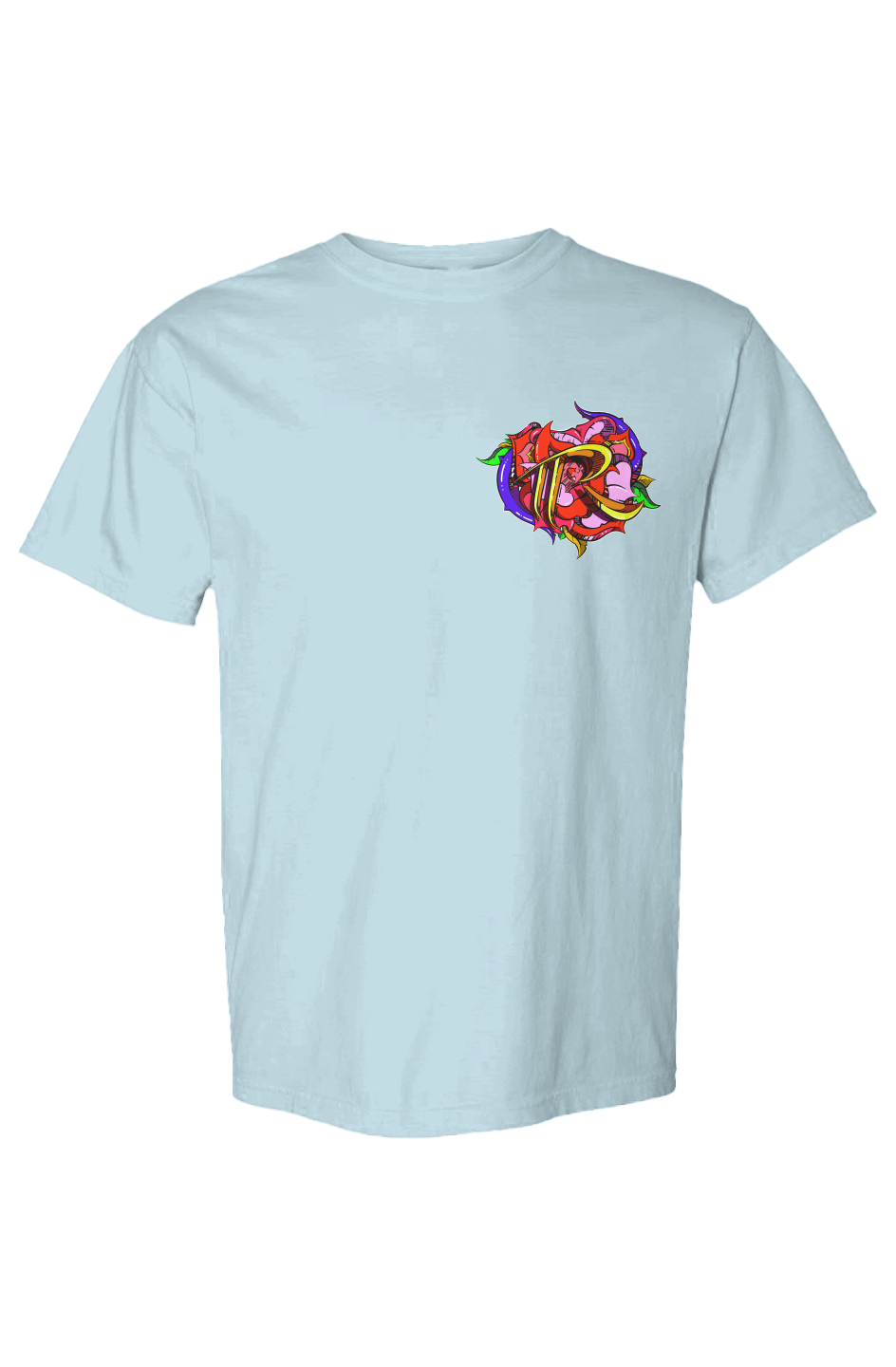 TEAM ROSE (PRINT) (Comfort Heavyweight T Shirt)