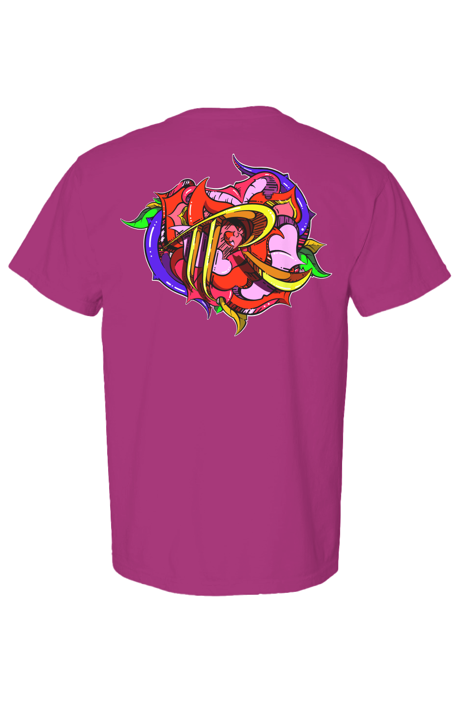 TEAM ROSE (PRINT) (Comfort Heavyweight T Shirt)