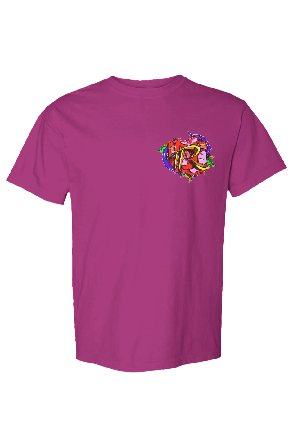 TEAM ROSE (PRINT) (Comfort Heavyweight T Shirt)
