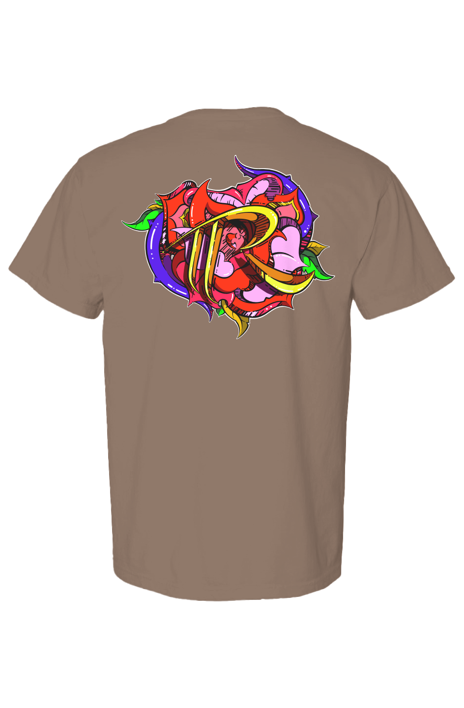 TEAM ROSE (PRINT) (Comfort Heavyweight T Shirt)