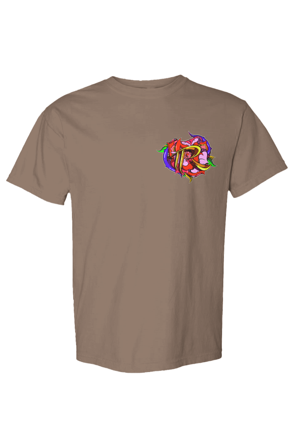 TEAM ROSE (PRINT) (Comfort Heavyweight T Shirt)