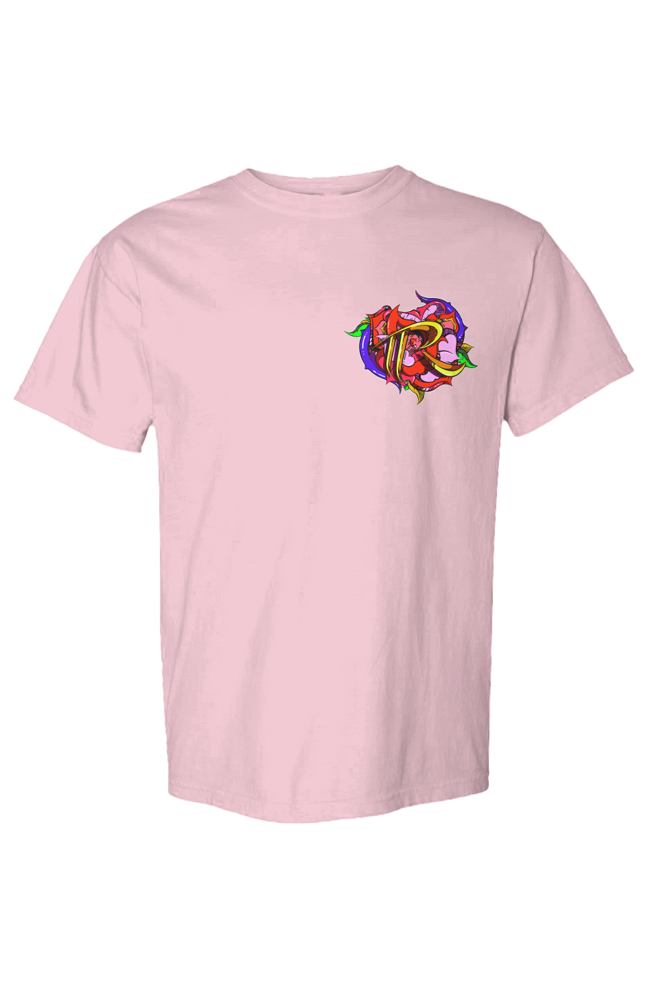 TEAM ROSE (PRINT) (Comfort Heavyweight T Shirt)