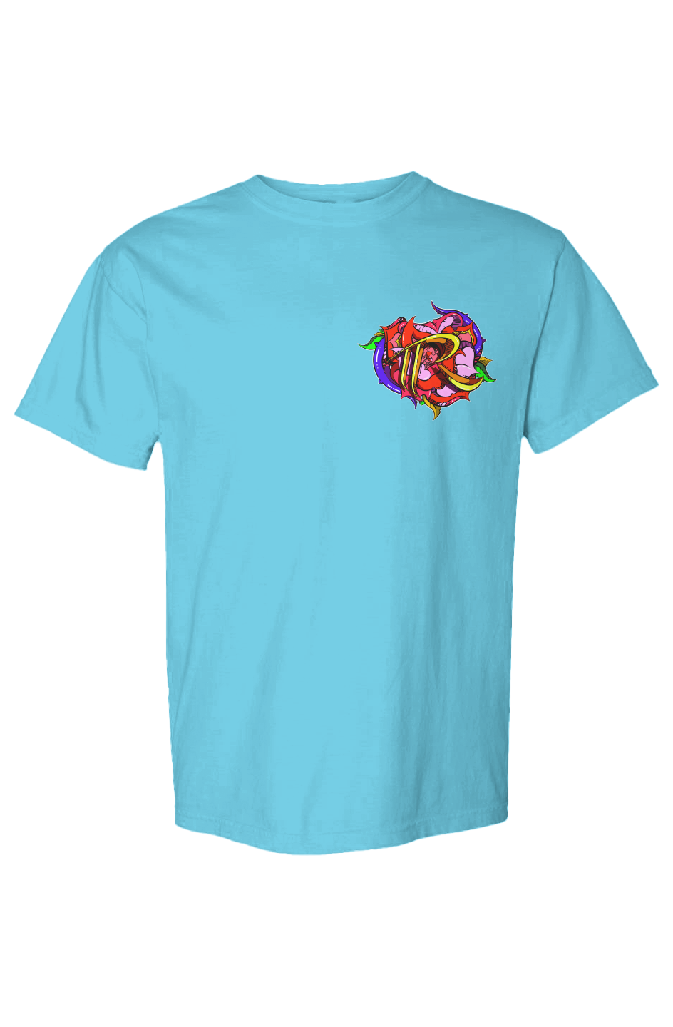 TEAM ROSE (PRINT) (Comfort Heavyweight T Shirt)