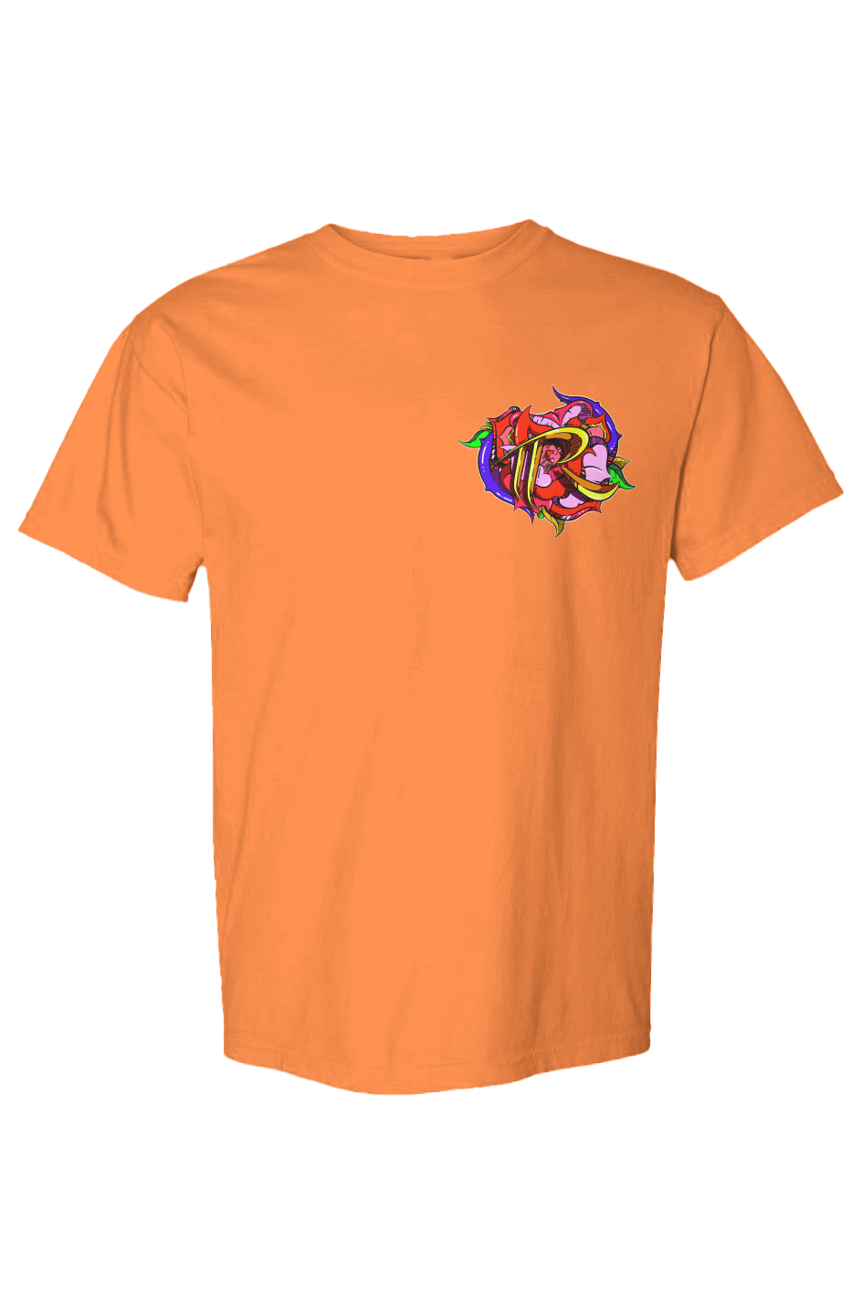 TEAM ROSE (PRINT) (Comfort Heavyweight T Shirt)