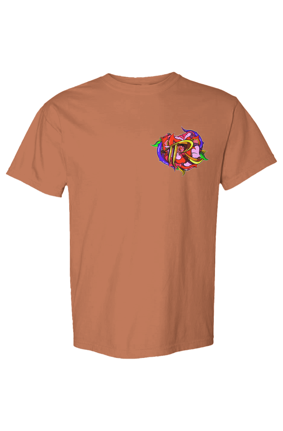 TEAM ROSE (PRINT) (Comfort Heavyweight T Shirt)