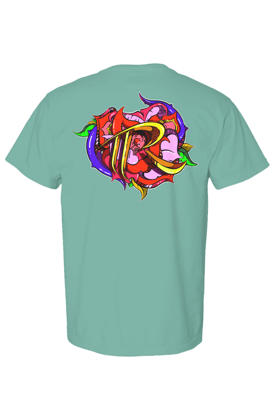 TEAM ROSE (PRINT) (Comfort Heavyweight T Shirt)