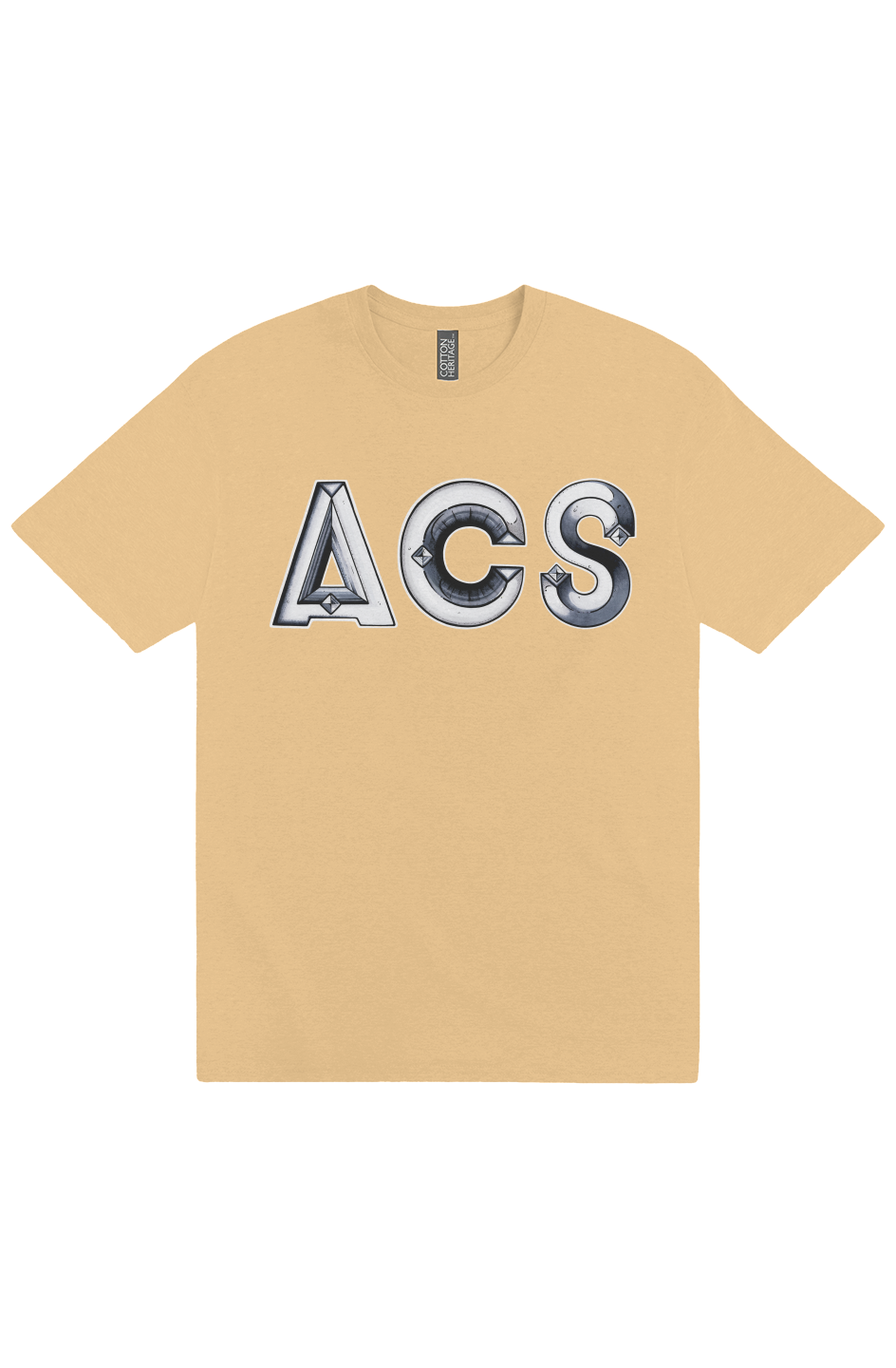 ACS OBELISK (PRINT) (Mens Heavyweight T-Shirt)
