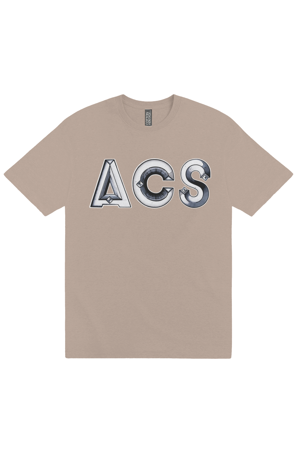 ACS OBELISK (PRINT) (Mens Heavyweight T-Shirt)
