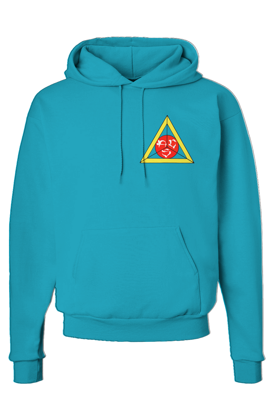 DIPPIN DOTS (PRINT)(WITH ACS EMBROIDERY) (Ecosmart Hooded Sweatshirt)