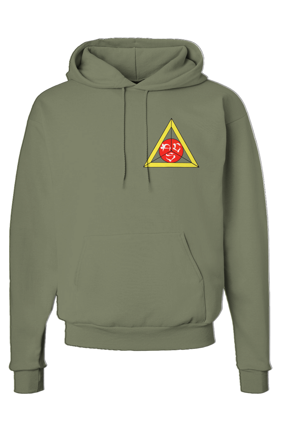 DIPPIN DOTS (PRINT)(WITH ACS EMBROIDERY) (Ecosmart Hooded Sweatshirt)
