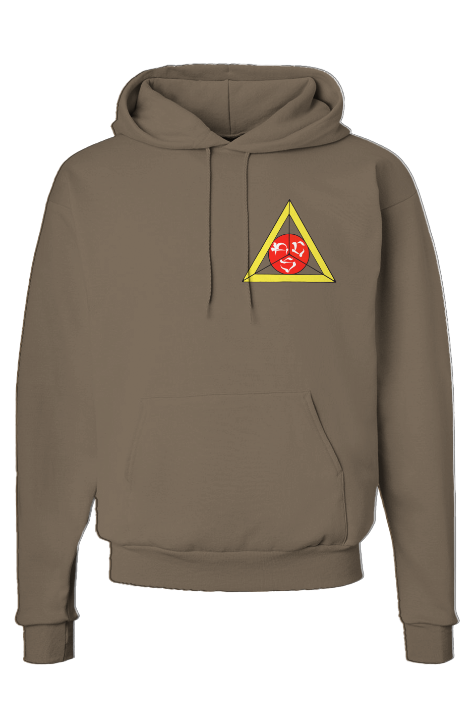 DIPPIN DOTS (PRINT)(WITH ACS EMBROIDERY) (Ecosmart Hooded Sweatshirt)