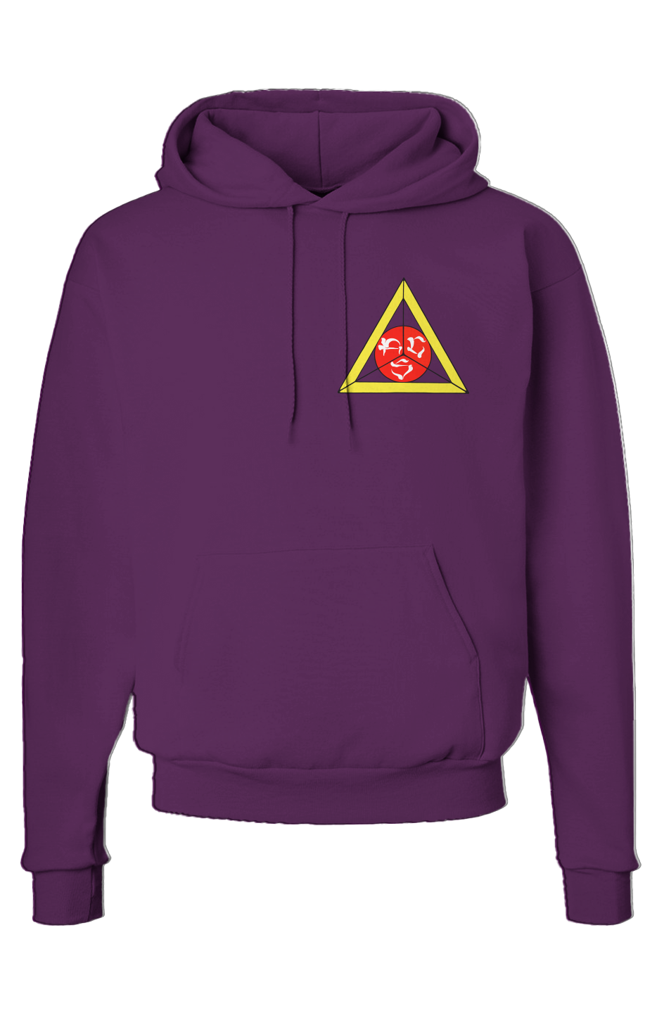 DIPPIN DOTS (PRINT)(WITH ACS EMBROIDERY) (Ecosmart Hooded Sweatshirt)